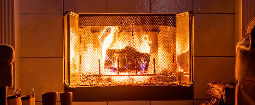 Mendota Hearth Landscape Fireplace Installation in Derby, Kansas