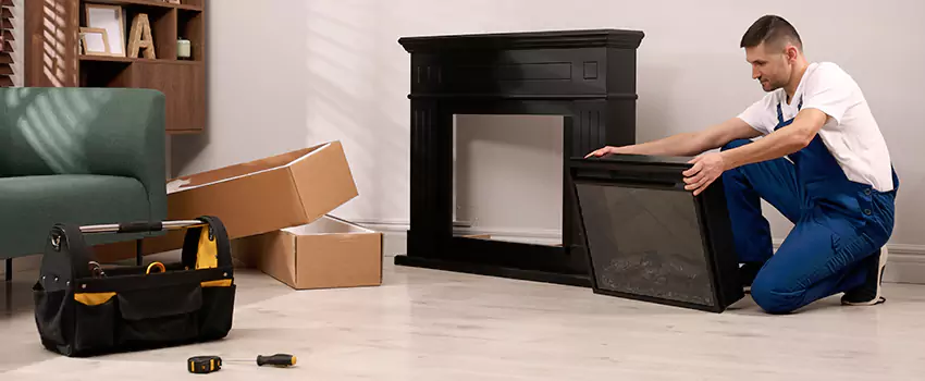 Old Rusted Metal Fireplace Repair And Replacement in Derby, KS
